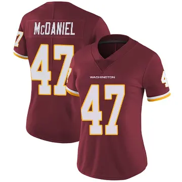 ＃47 Women's Robert McDaniel Limited Washington Commanders Burgundy Team Color Vapor Untouchable Jersey