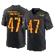 ＃47 Youth Zane Gonzalez Black Game Washington Commanders Alternate Jersey