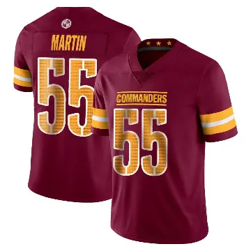 ＃55 Youth Jacob Martin Limited Washington Commanders Vapor Burgundy Jersey