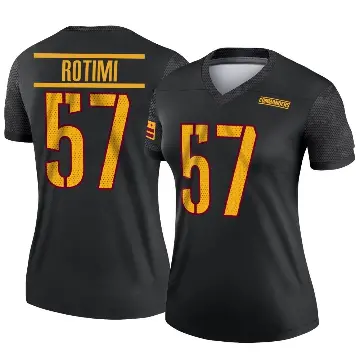 ＃57 Women's Bunmi Rotimi Black Legend Washington Commanders Alternate Jersey
