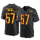 ＃57 Youth Bunmi Rotimi Black Game Washington Commanders Alternate Jersey