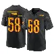 ＃58 Youth Jordan Magee Black Game Washington Commanders Alternate Jersey