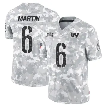 ＃6 Men's Tay Martin Arctic Camo Limited Washington Commanders 2024 Salute to Service Jersey