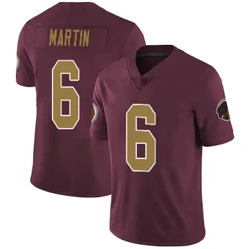 ＃6 Men's Tay Martin Limited Washington Commanders Burgundy Alternate Vapor Untouchable Jersey