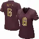＃6 Women's Tay Martin Game Washington Commanders Burgundy Alternate Jersey