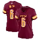 ＃6 Women's Tay Martin Game Washington Commanders Burgundy Jersey