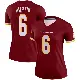 ＃6 Women's Tay Martin Legend Washington Commanders Burgundy Jersey