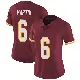 ＃6 Women's Tay Martin Limited Washington Commanders Burgundy Team Color Vapor Untouchable Jersey