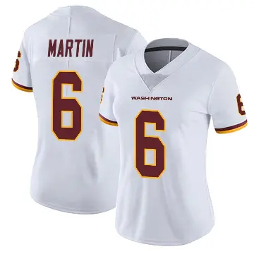 ＃6 Women's Tay Martin White Limited Washington Commanders Vapor Untouchable Jersey