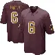 ＃6 Youth Tay Martin Game Washington Commanders Burgundy Alternate Jersey