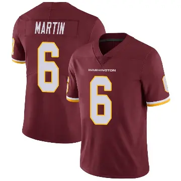 ＃6 Youth Tay Martin Limited Washington Commanders Burgundy Team Color Vapor Untouchable Jersey