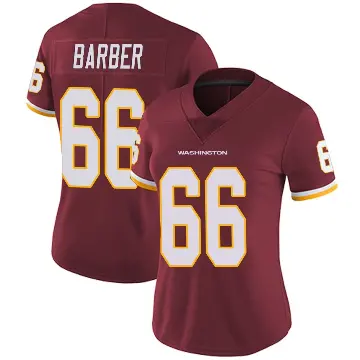 ＃66 Women's Ricky Barber Limited Washington Commanders Burgundy Team Color Vapor Untouchable Jersey