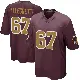 ＃67 Youth Nick Allegretti Game Washington Commanders Burgundy Alternate Jersey