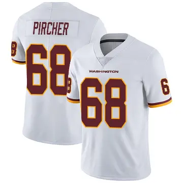＃68 Youth Max Pircher White Limited Washington Commanders Vapor Untouchable Jersey