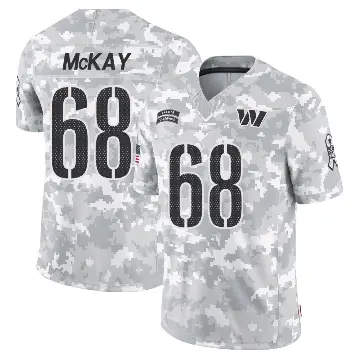 ＃68 Youth Timothy McKay Arctic Camo Limited Washington Commanders 2024 Salute to Service Jersey