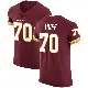 ＃70 Men's Sam Huff Elite Washington Commanders Burgundy Team Color Vapor Untouchable Jersey