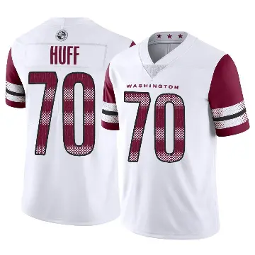 ＃70 Men's Sam Huff White Limited Washington Commanders Vapor Jersey