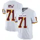 ＃71 Men's Andrew Wylie White Limited Washington Commanders Vapor Untouchable Jersey