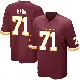 ＃71 Men's Charles Mann Game Washington Commanders Burgundy Team Color Jersey