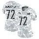 ＃72 Women's Josh Conerly Jr. Arctic Camo Limited Washington Commanders 2024 Salute to Service Jersey