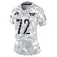 ＃72 Women's Josh Conerly Jr. Arctic Camo Limited Washington Commanders 2024 Salute to Service Jersey