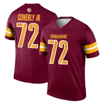 ＃72 Youth Josh Conerly Jr. Legend Washington Commanders Burgundy Jersey