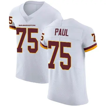 ＃75 Men's Chris Paul White Elite Washington Commanders Vapor Untouchable Jersey
