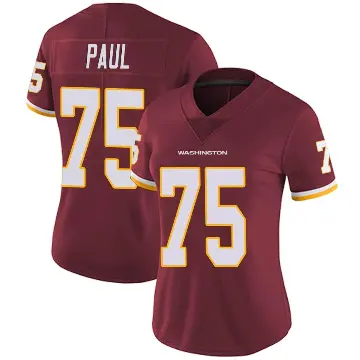 ＃75 Women's Chris Paul Limited Washington Commanders Burgundy Team Color Vapor Untouchable Jersey