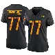 ＃77 Women's Carl Davis Jr. Black Game Washington Commanders Alternate Jersey