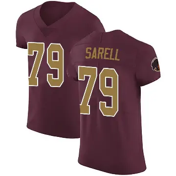 ＃79 Men's Foster Sarell Elite Washington Commanders Burgundy Alternate Vapor Untouchable Jersey