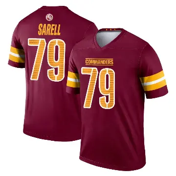 ＃79 Men's Foster Sarell Legend Washington Commanders Burgundy Jersey