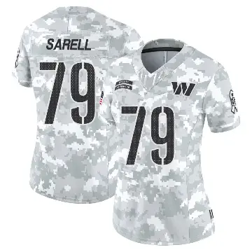 ＃79 Women's Foster Sarell Arctic Camo Limited Washington Commanders 2024 Salute to Service Jersey