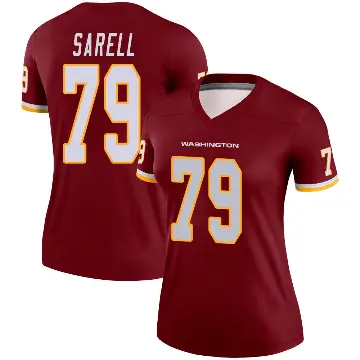 ＃79 Women's Foster Sarell Legend Washington Commanders Burgundy Jersey