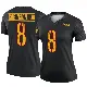 ＃8 Women's Brian Robinson Jr. Black Legend Washington Commanders Alternate Jersey