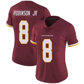 ＃8 Women's Brian Robinson Jr. Limited Washington Commanders Burgundy Team Color Vapor Untouchable Jersey