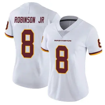 ＃8 Women's Brian Robinson Jr. White Limited Washington Commanders Vapor Untouchable Jersey