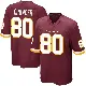 ＃80 Men's Jamison Crowder Game Washington Commanders Burgundy Team Color Jersey