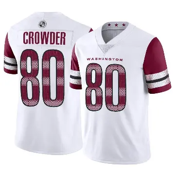 ＃80 Men's Jamison Crowder White Limited Washington Commanders Vapor Jersey