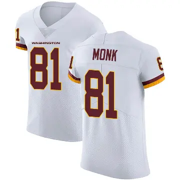 ＃81 Men's Art Monk White Elite Washington Commanders Vapor Untouchable Jersey