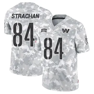 ＃84 Men's Mike Strachan Arctic Camo Limited Washington Commanders 2024 Salute to Service Jersey