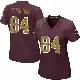 ＃84 Women's Mike Strachan Game Washington Commanders Burgundy Alternate Jersey