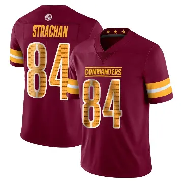 ＃84 Youth Mike Strachan Limited Washington Commanders Vapor Burgundy Jersey