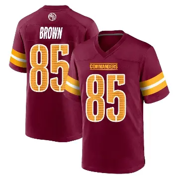 ＃85 Men's Noah Brown Game Washington Commanders Burgundy Jersey
