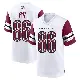 ＃86 Men's Zach Ertz White Game Washington Commanders Jersey