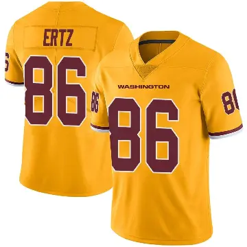 ＃86 Youth Zach Ertz Gold Limited Washington Commanders Color Rush Jersey