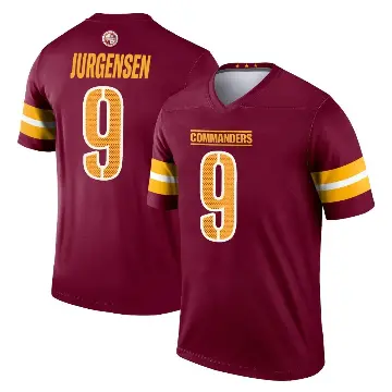 ＃9 Men's Sonny Jurgensen Legend Washington Commanders Burgundy Jersey