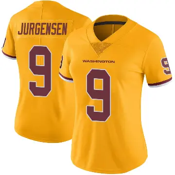 ＃9 Women's Sonny Jurgensen Gold Limited Washington Commanders Color Rush Jersey