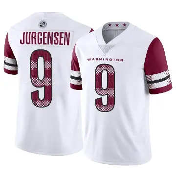 ＃9 Youth Sonny Jurgensen White Limited Washington Commanders Vapor Jersey