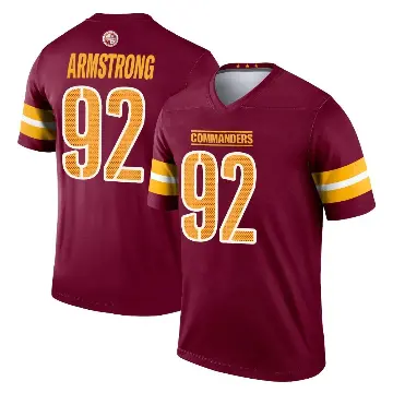 ＃92 Men's Dorance Armstrong Legend Washington Commanders Burgundy Jersey