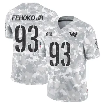 ＃93 Men's Viliami Fehoko Jr. Arctic Camo Limited Washington Commanders 2024 Salute to Service Jersey